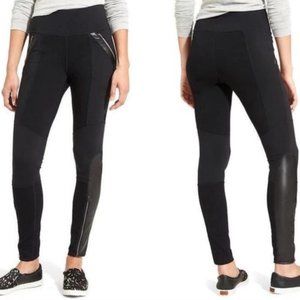 Athleta: Luxe Moto Faux Leather Leggings XXS